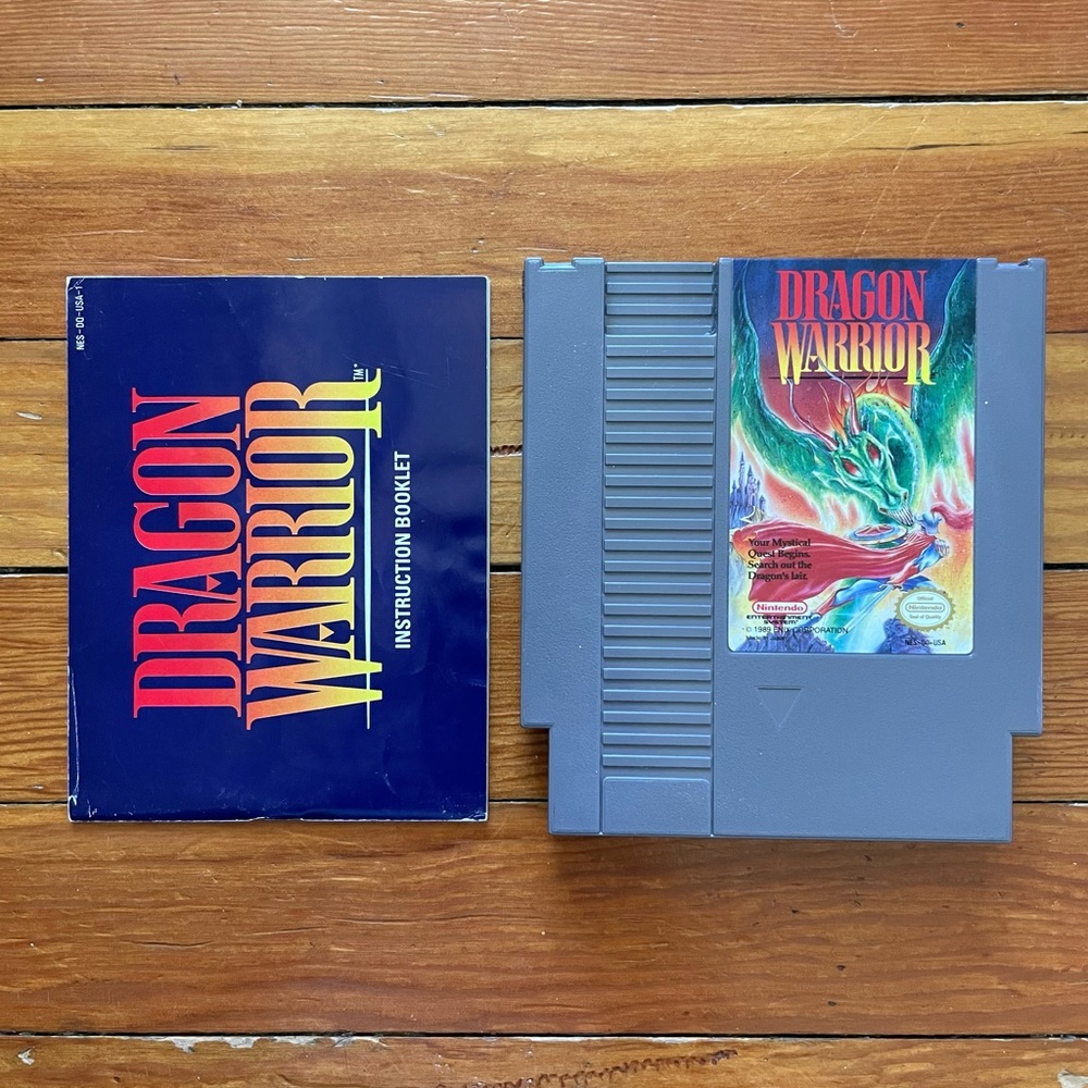 Nintendo “Dragon Warrior” Game (NES, 1986)